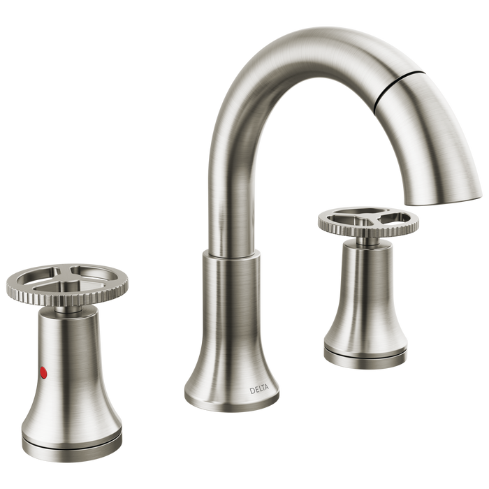 Delta Trinsic 3558 Two Handle Widespread Pull-Down Bathroom Faucet - Stainless