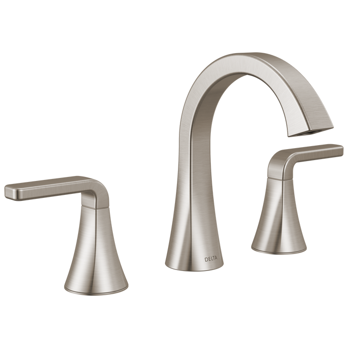 Delta Lineax 3562LF Two Handle Widespread Bathroom Faucet - Stainless