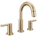 Delta Nicoli 35749LF Two Handle Widespread Pull-Down Bathroom Faucet - Champagne Bronze