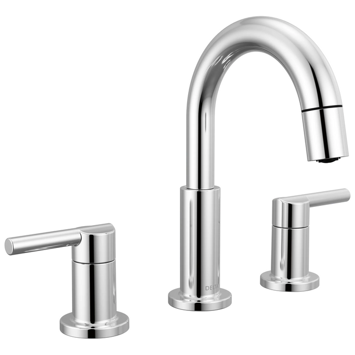 Delta Nicoli 35749LF Two Handle Widespread Pull-Down Bathroom Faucet - Chrome