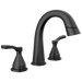 Two Handle Widespread Pull Down Bathroom Faucet