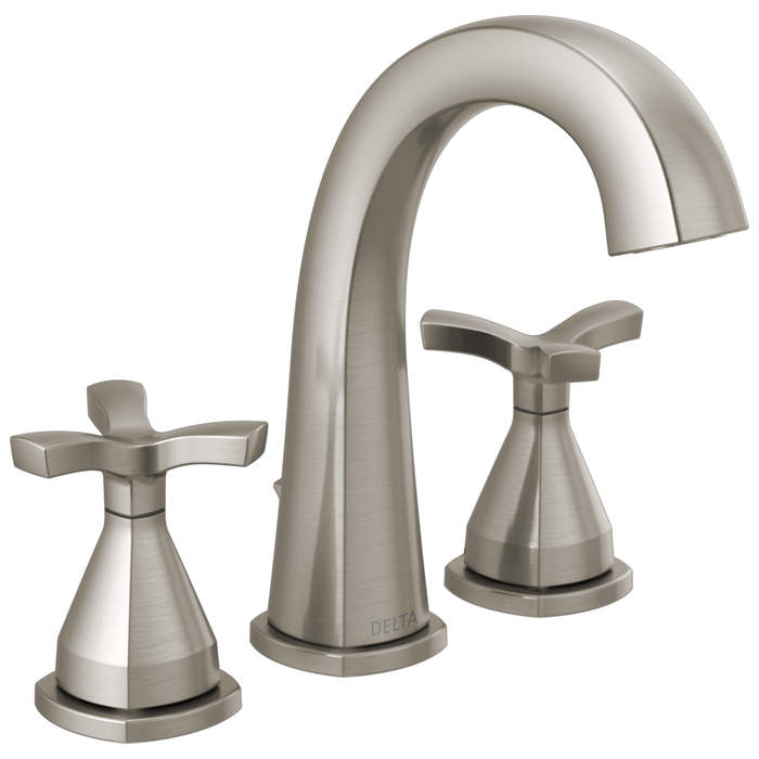 Delta Stryke 357756 Two Handle Widespread Bathroom Faucet - Lumicoat Stainless