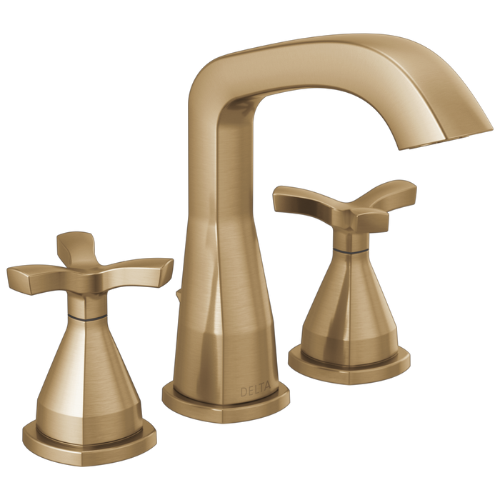 Delta Stryke 357766 Two Handle Widespread Bathroom Faucet - Lumicoat Champagne Bronze