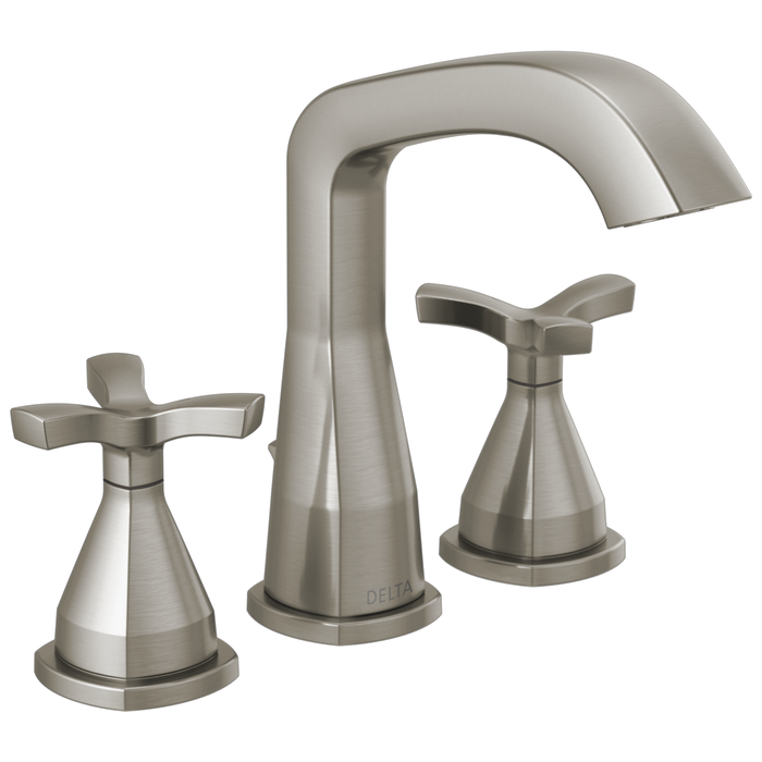 Delta Stryke 357766 Two Handle Widespread Bathroom Faucet - Lumicoat Stainless
