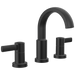Delta Albion 35855LF Two Handle Widespread Bathroom Faucet - Matte Black