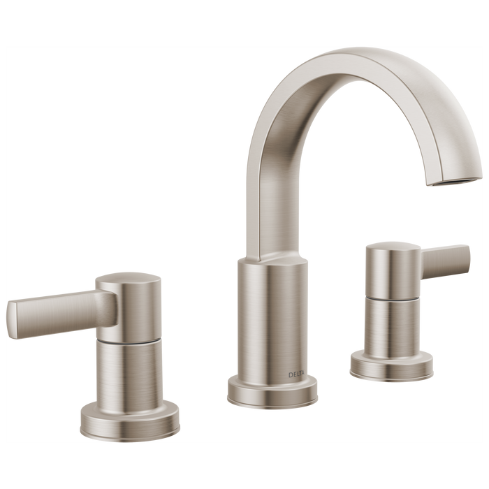 Delta Albion 35855LF Two Handle Widespread Bathroom Faucet - Spotshield Brushed Nickel