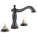 Delta 3597LF-MPU-LHP Cassidy Two Handle Widespread Lavatory Faucet - Less Handles