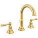 Delta Roe 35985LF Two Handle Widespread Bathroom Faucet - Brushed Gold