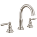 Delta Roe 35985LF Two Handle Widespread Bathroom Faucet - Stainless