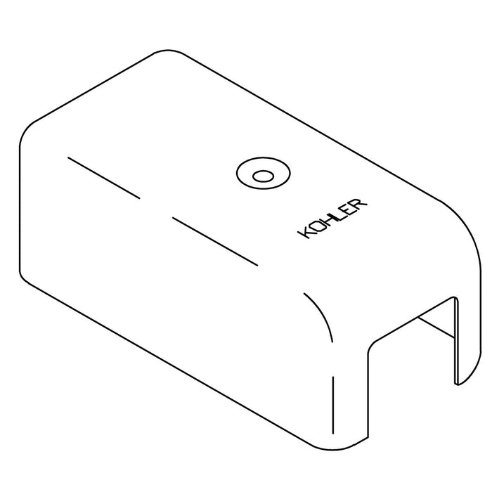KOHLER K-36279 Shroud, Wall Mounted Ftg