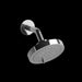 Riobel 366 6" 6-Function Showerhead With Arm