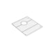 KOHLER K-37718 Billings Sink Rack - angled product view