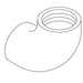 KOHLER K-39842 Union Elbow, 1/2 Npt X