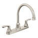Moen Cornerstone 40617 Two-Handle High Arc Kitchen Faucet