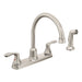 Moen Cornerstone 40619 Two-Handle High Arc Kitchen Faucet
