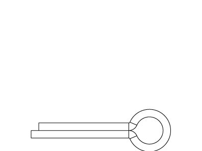 KOHLER K-41340 Pin, Cotter, 1/8 X 3/4