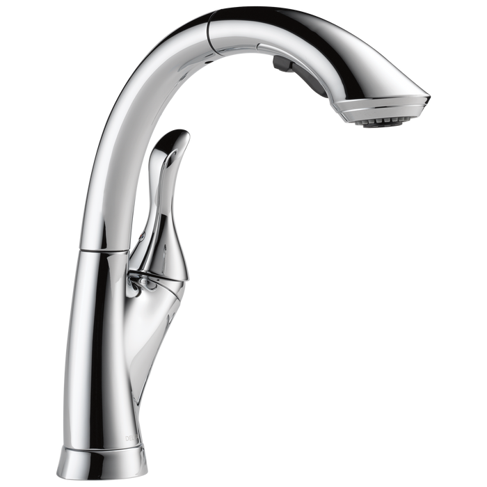 Delta 4153-DST Linden Single Handle Pull-out Kitchen Faucet