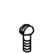 KOHLER K-41939 Screw, 8-32Nc-2A X .625