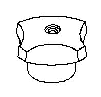 KOHLER K-41981-C Handle, 4 Arm Cold