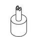 KOHLER K-42669 Stem/Skirt, Handle