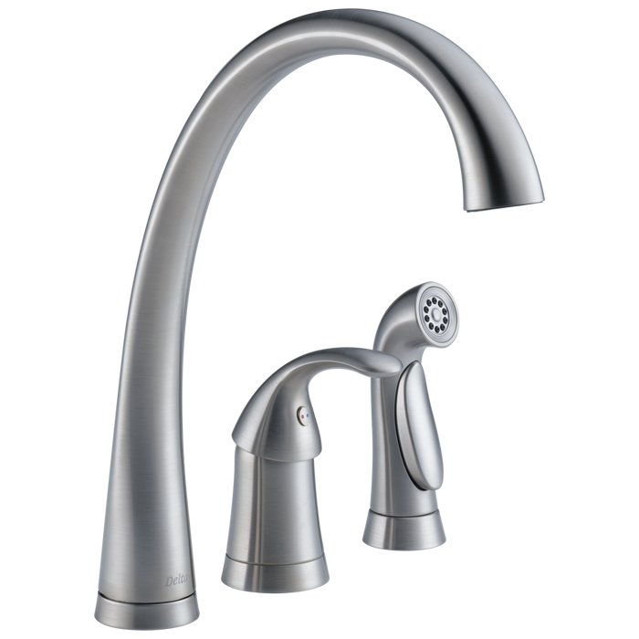 Delta 4380-DST Pilar Single Handle Kitchen Faucet with Spray