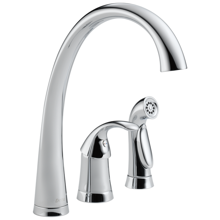 Delta 4380-DST Pilar Single Handle Kitchen Faucet with Spray