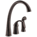 Delta 4380-DST Pilar Single Handle Kitchen Faucet with Spray