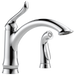 Delta 4453-DST Linden Single Handle Kitchen Faucet with Spray