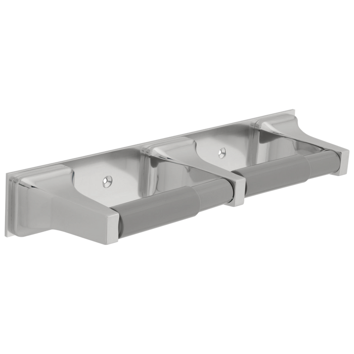 Delta 45270 Commercial Twin Paper Holder with 2 Plastic Rollers