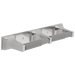 Delta 45270 Commercial Twin Paper Holder with 2 Plastic Rollers
