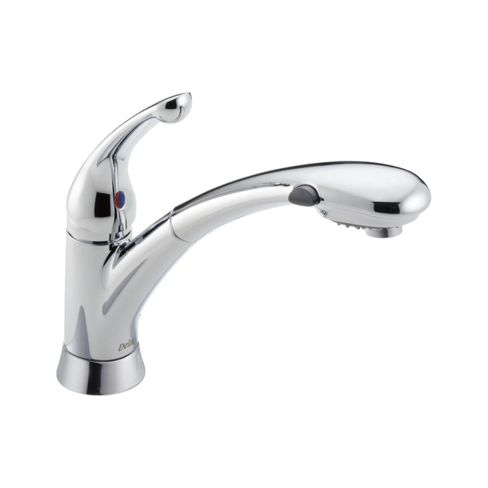 Delta Signature Pullouts 470 Single Handle Pull-Out Kitchen Faucet - Chrome
