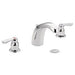Moen 4945 Chateau 1.2 GPM Double Handle Widespread Bathroom Faucet in Chrome