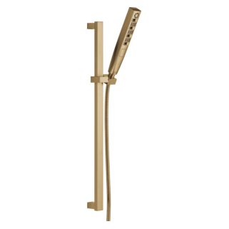Delta Universal Showering Components: H2Okinetic Hand Shower 1.75 GPM w/Slide Bar 4S