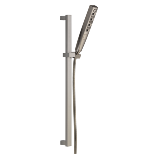 Delta Universal Showering Components: H2Okinetic Hand Shower 1.75 GPM w/Slide Bar 4S