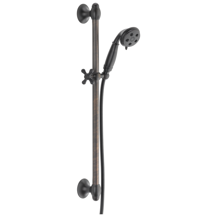 H2OKINETIC 3-Setting Slide Bar Hand Shower