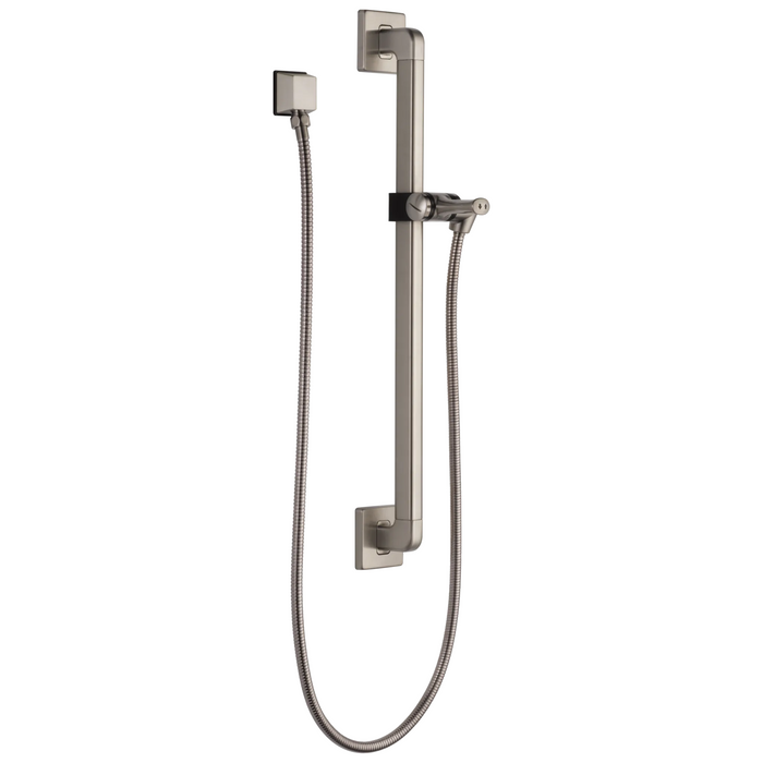 Adjustable Slide Bar / Grab Bar Assembly with Elbow