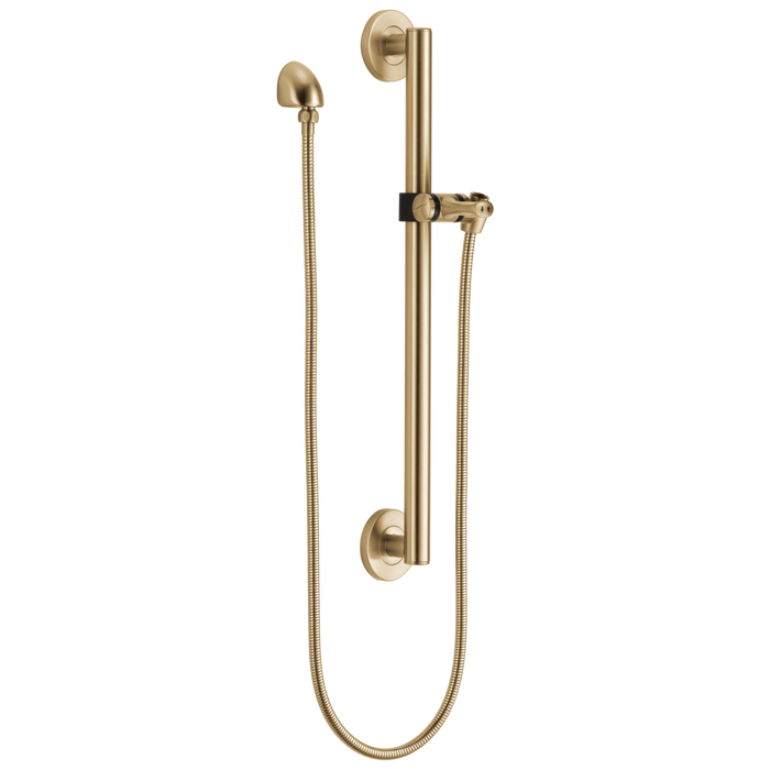 Adjustable Slide Bar / Grab Bar Assembly with Elbow
