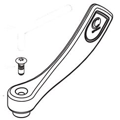 Moen 52010 Wrist Blade Handle, Hot, 8200 Series