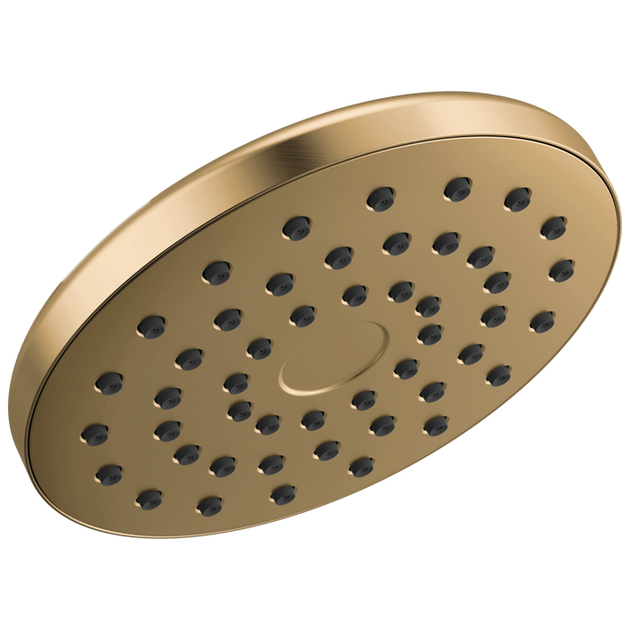 Delta Universal Showering Components 52101 PivotPro Raincan Shower Head - Lumicoat Champagne Bronze