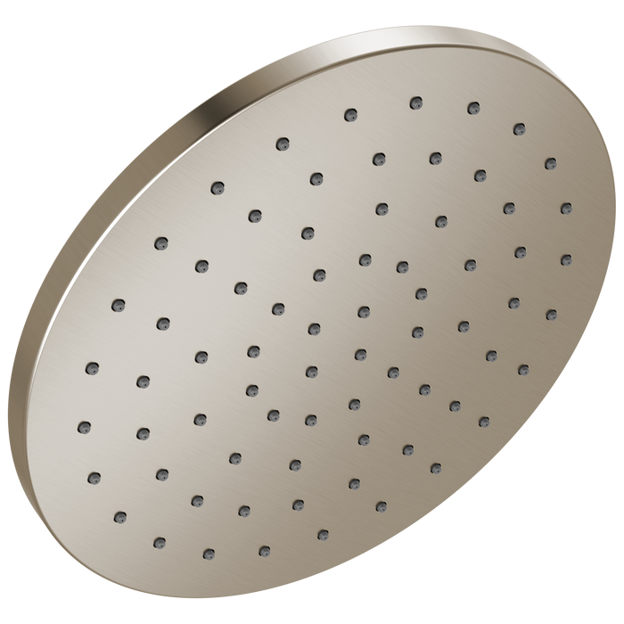 Delta Universal Showering Components 52162 10" Single-Function Raincan Shower Head - Lumicoat Stainless