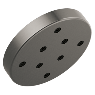 Delta Universal Showering Components: H2Okinetic Single-Setting Metal Raincan Shower Head
