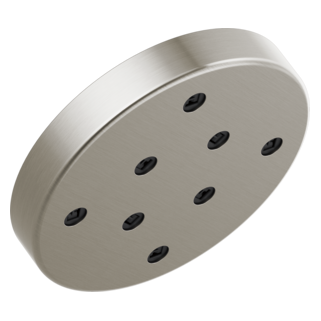 Delta Universal Showering Components: H2Okinetic Single-Setting Metal Raincan Shower Head