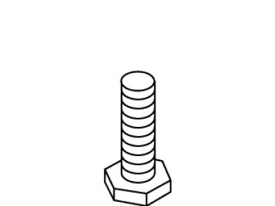 KOHLER K-52195 Bolt, 3/8-16 X 1.750