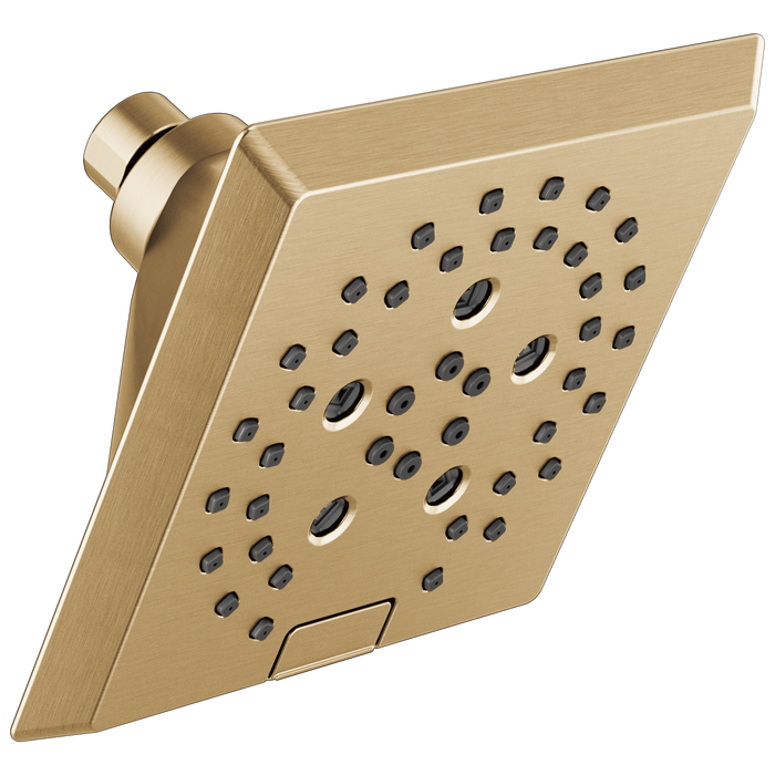 H2OKINETIC 5-Setting Angular Modern Raincan Shower Head