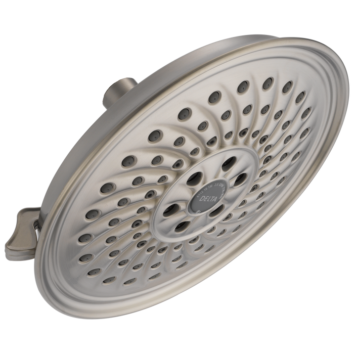 Delta Universal Showering Components 52687 H2OKINETIC 3-Setting Raincan Shower Head - Stainless