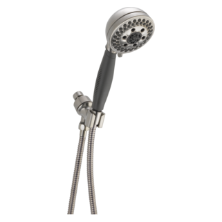 Delta Universal Showering Components: H2OKinetic 5-Setting Shower Mount Hand Shower