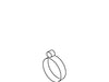 KOHLER K-54947 Clamp, .625" I.D. Hose