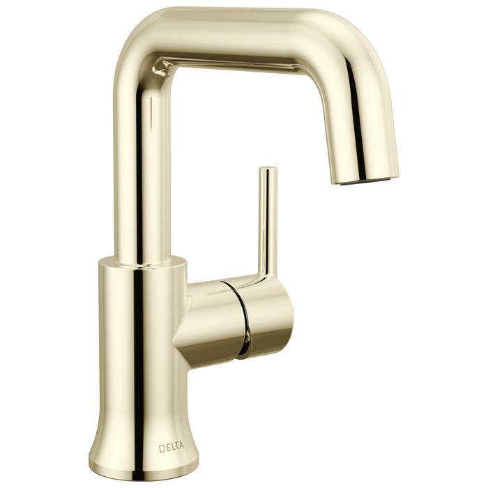 Delta Trinsic 554HAR Single Handle Bathroom Faucet - Polished Nickel