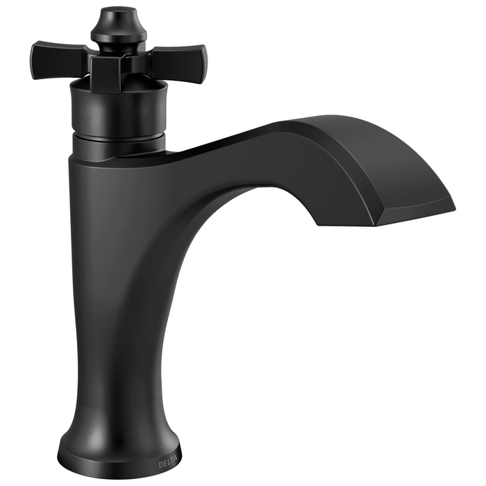 Delta Dorval 557-SSMPU Single Handle Bathroom Faucet - Matte Black