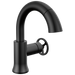 Delta Trinsic 558HAR-PNPD Single Handle Pull-Down Bathroom Faucet - Matte Black